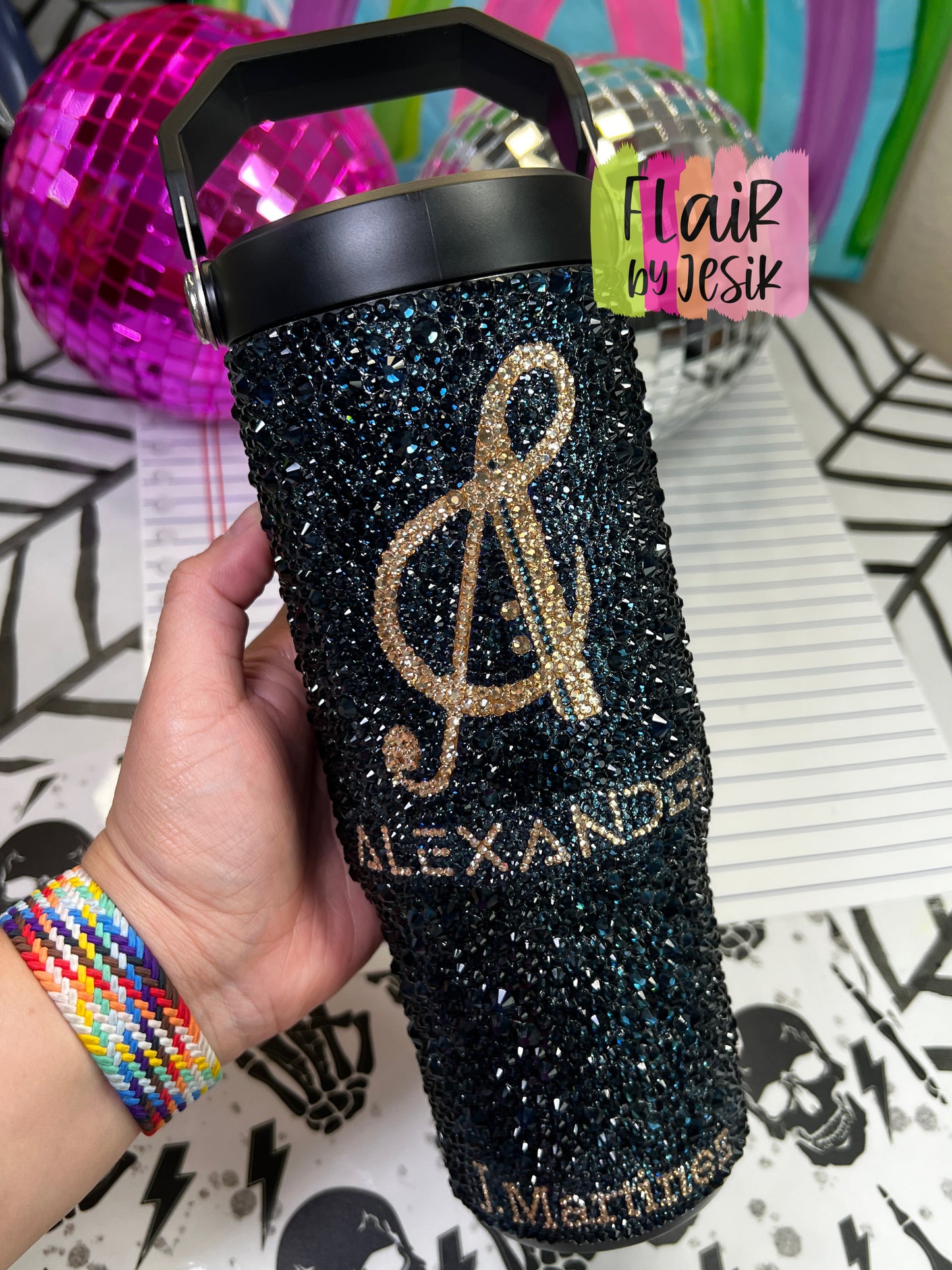 Blinged Water Bottle Stanley