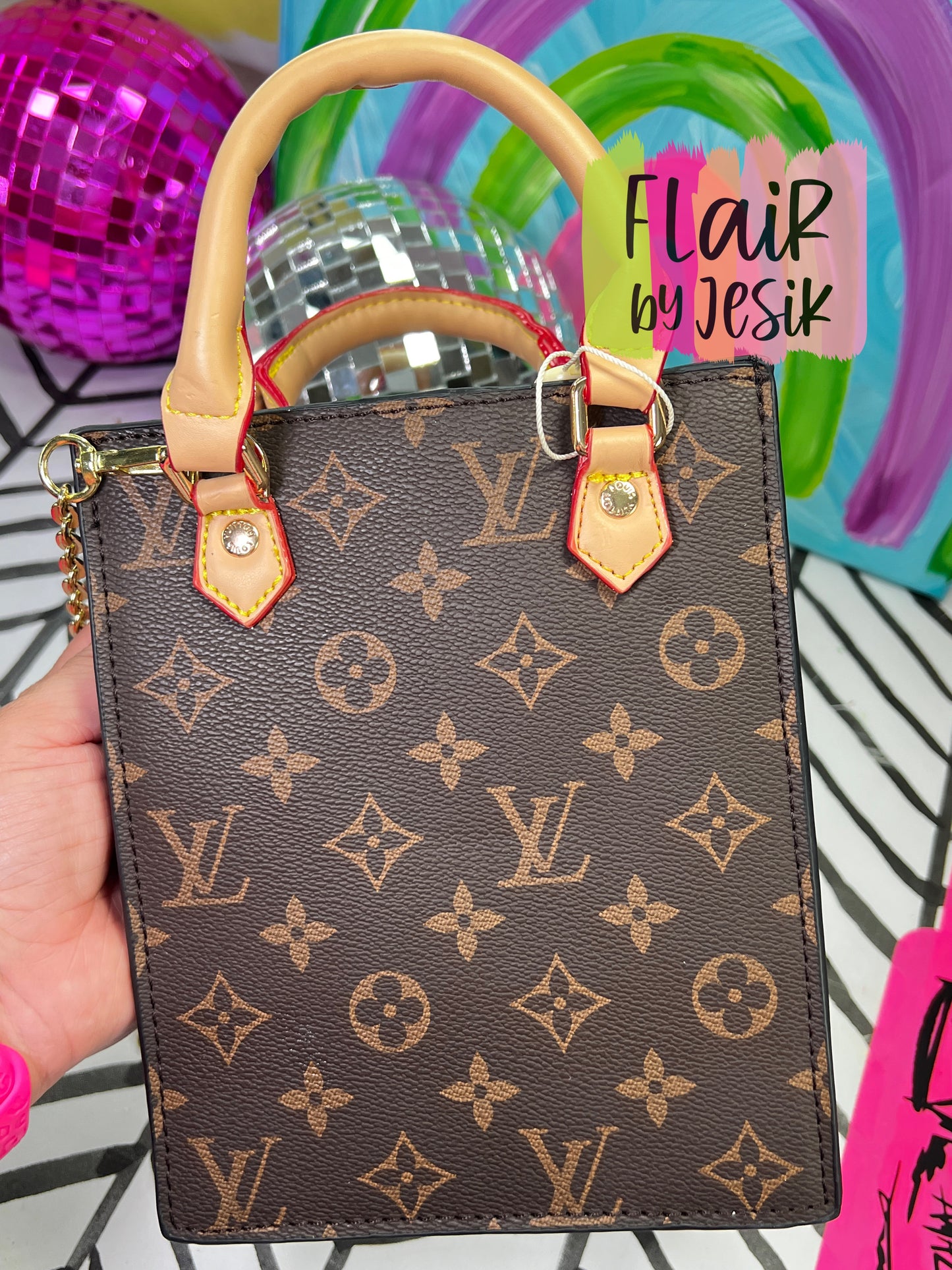 Small Imitation LV handbag