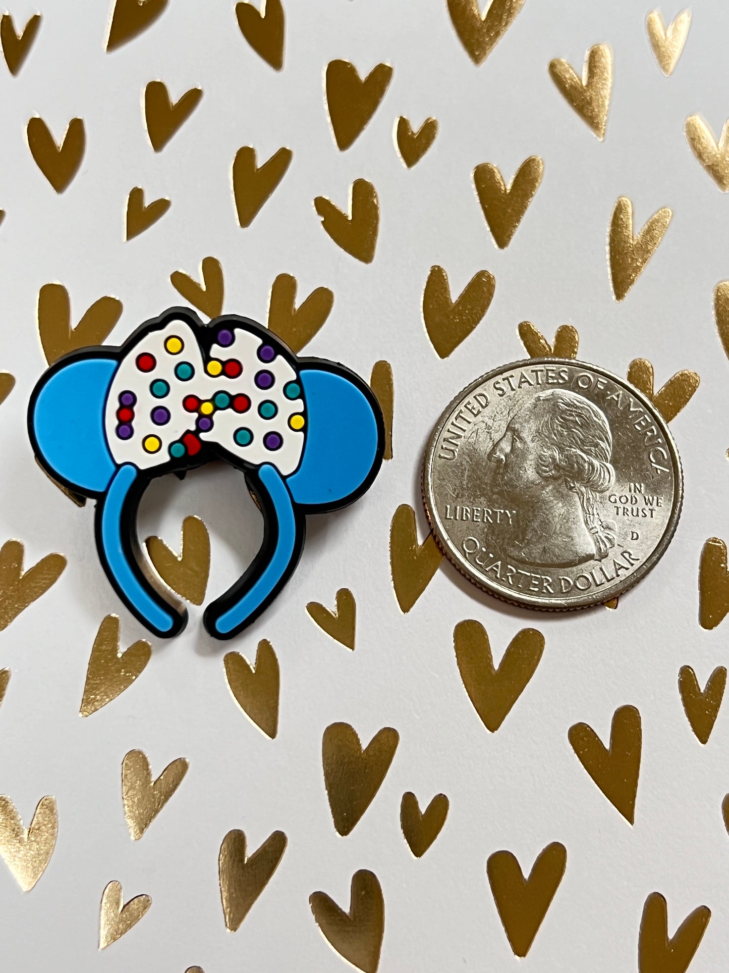 Polka Dots Mickey Ears Charmed Pen