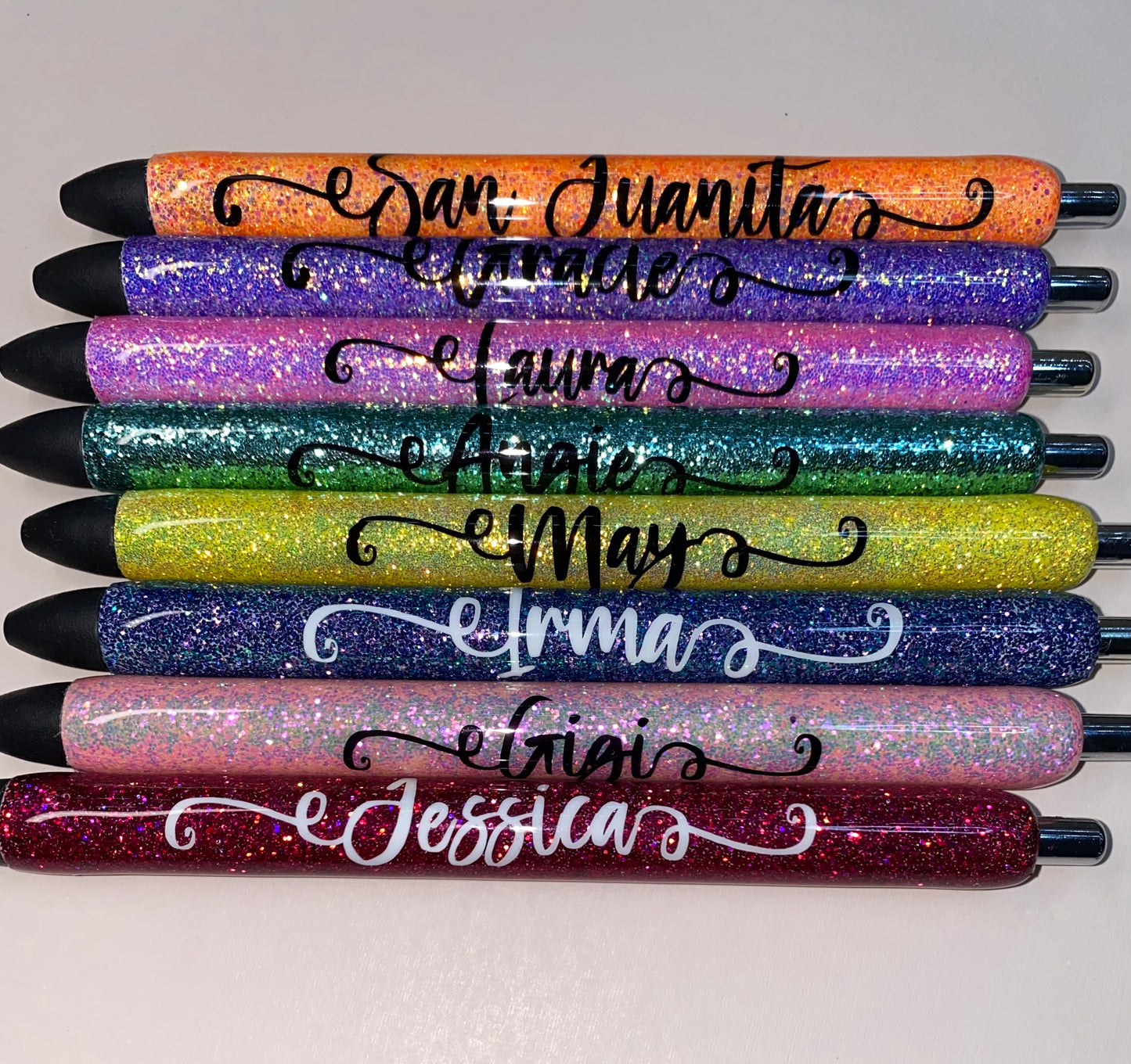 Personalized Glittered Pen