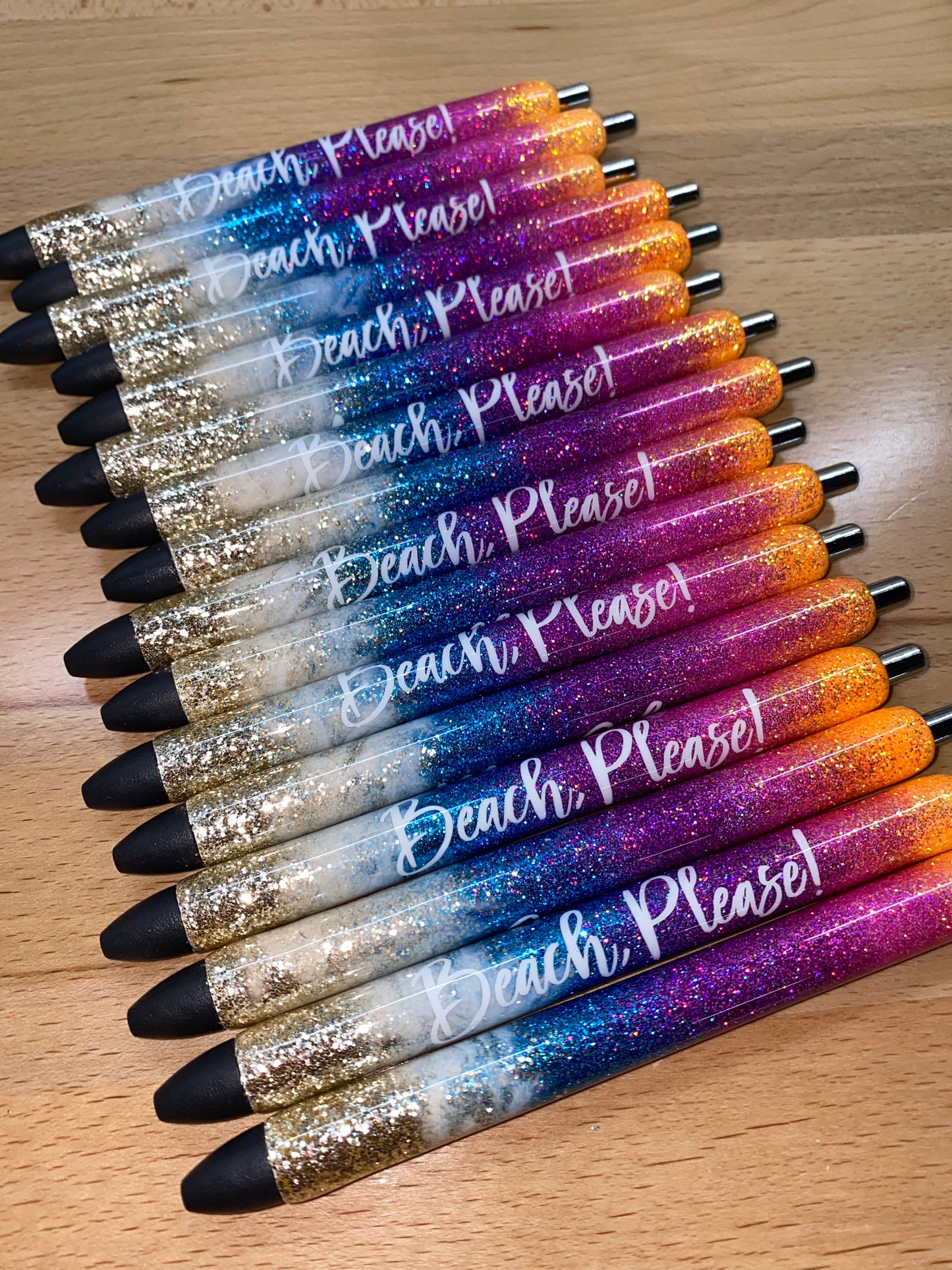 Beach Please! Colorful Epoxy Pen